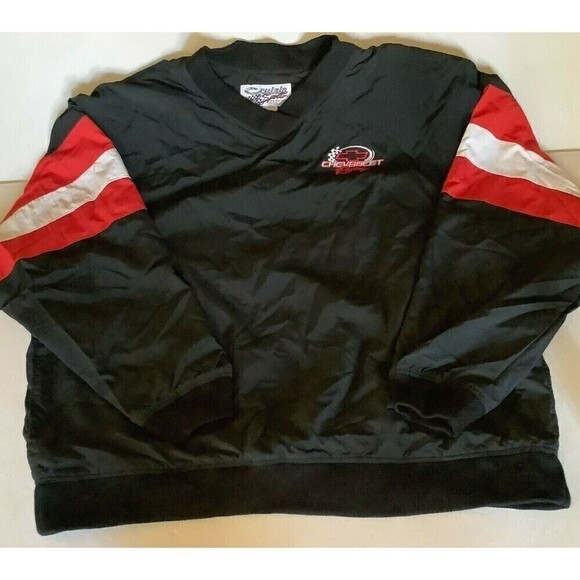 Vintage Chevrolet Racing Cruisin Sports Pullover Windbreaker Jacket Sz XL USA - Picture 1 of 4